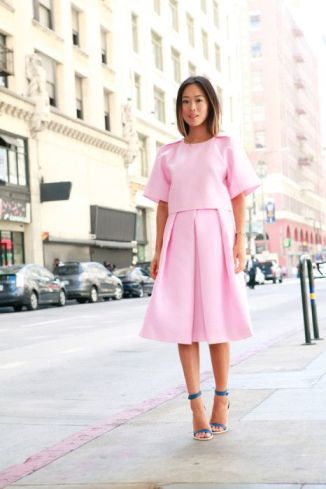 Pink + Pleated