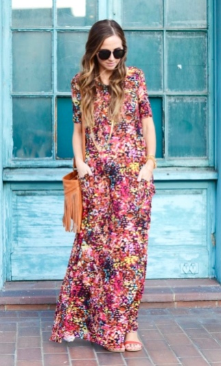 Printed Maxi With Pockets
